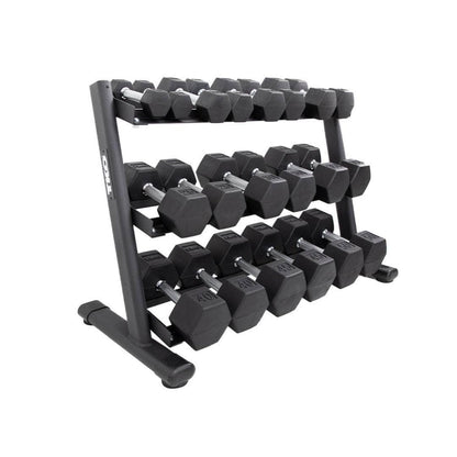 TKO Strength 3-Tier Rail Dumbbell Rack - 6230-B