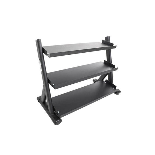 TKO Strength 3-Tier Shelf Style Dumbbell Rack - 6235-B