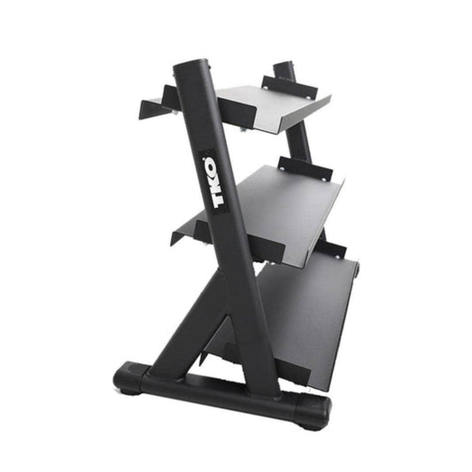 TKO Strength 3-Tier Shelf Style Dumbbell Rack - 6235-B