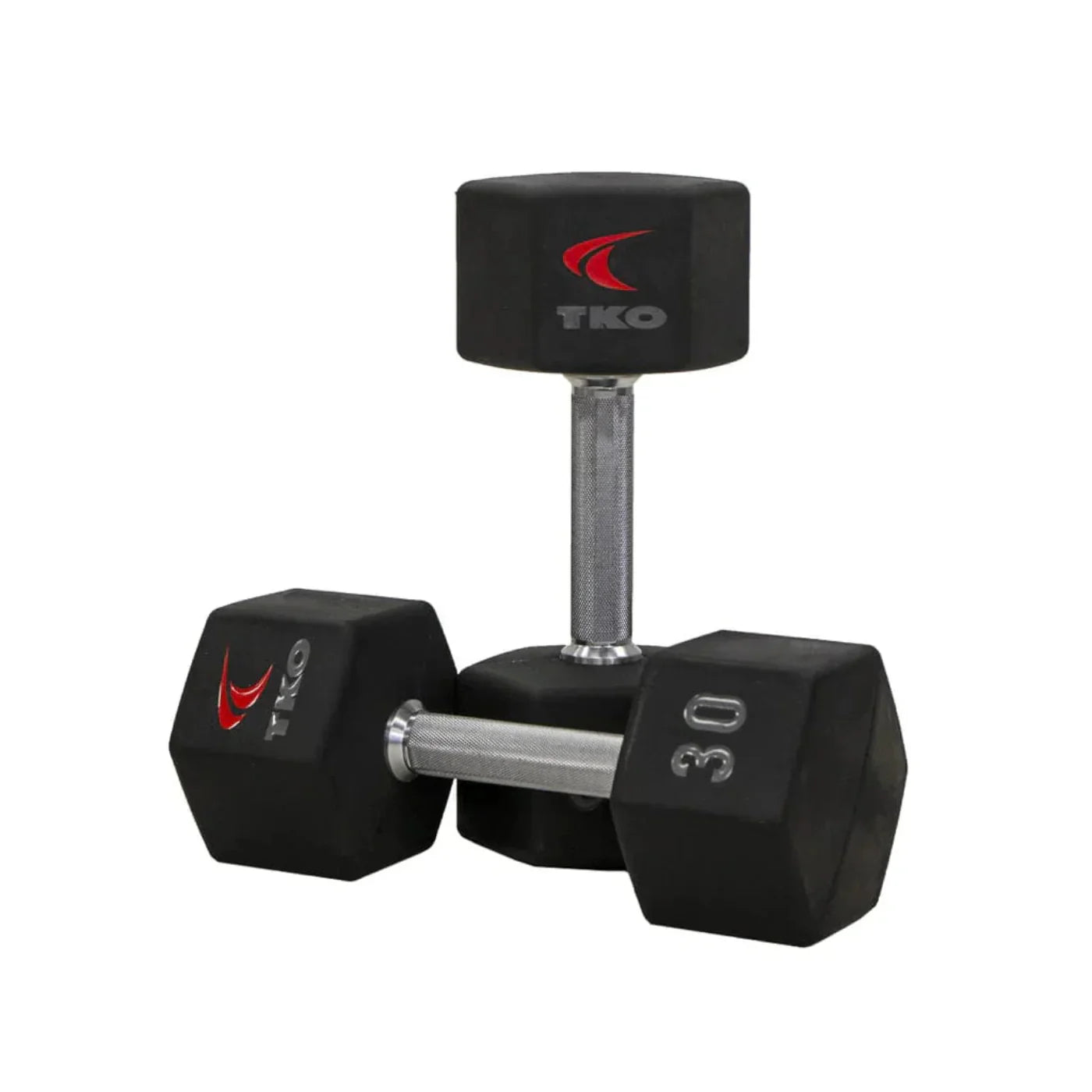 TKO Tri-Grip Urethane Hex Dumbbell Sets  - 816TXU
