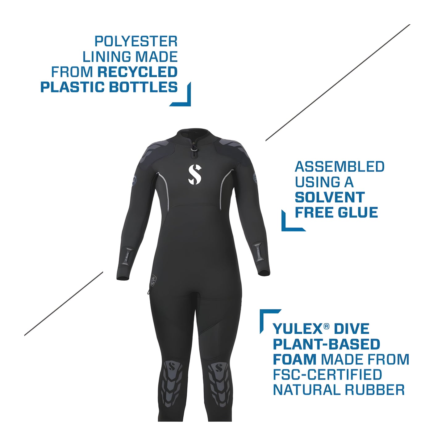 Scubapro Everflex Yulex Steamer 5/4 mm Women's Scuba Diving Wetsuit - WET503 00-2XS
